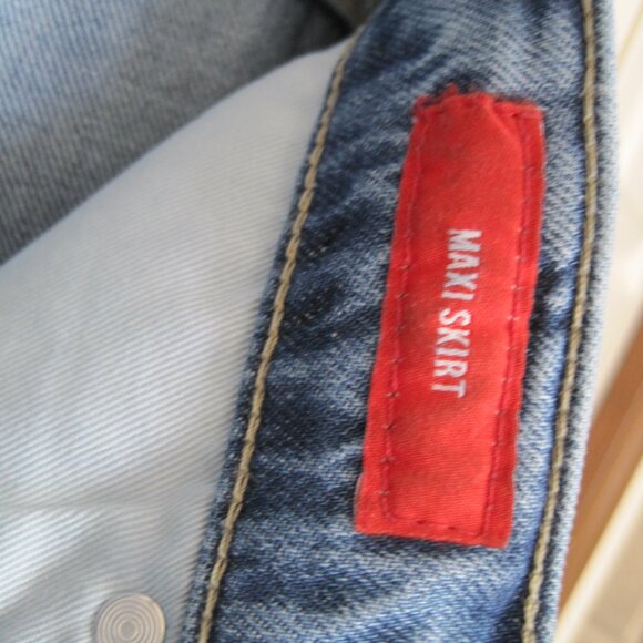 NWT Lucky Brand Blue Maxi Skirt sz 8 - Picture 10 of 14